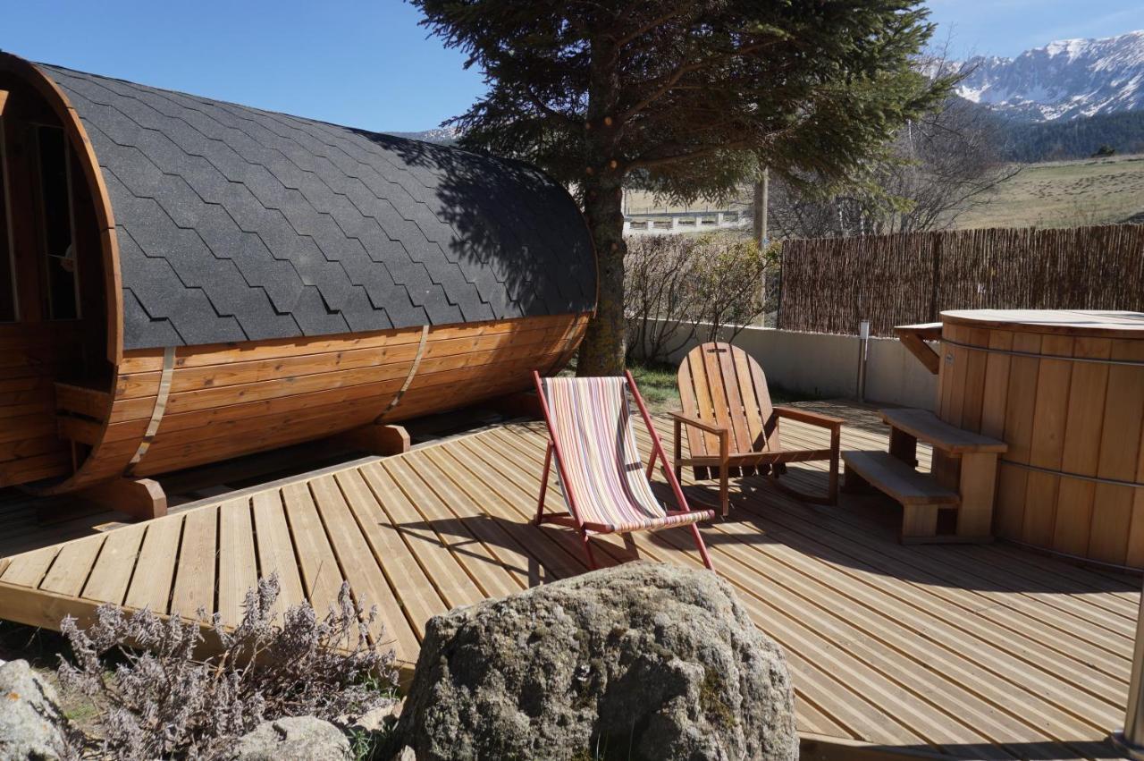 Le Nordik Chalet 3Etoiles Sauna Privatif Jardin Villa Saint-Pierre-dels-Forcats Ngoại thất bức ảnh